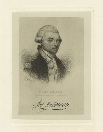 Joseph Galloway, medlem av kongressen i 1774, ca. 1885 av Max Rosenthal