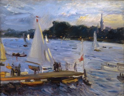 Alsterlandskap av Max Slevogt