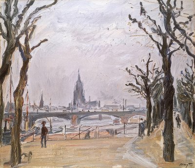 Utsikt over Frankfurt. 1911 av Max Slevogt