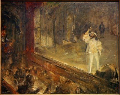 Champagne-aria fra Don Giovanni (dAndrade ved rampen) av Max Slevogt