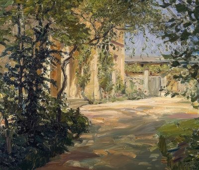 Landsted i Godramstein. 1909 av Max Slevogt