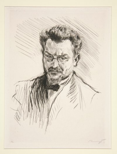 Selvportrett av Max Slevogt