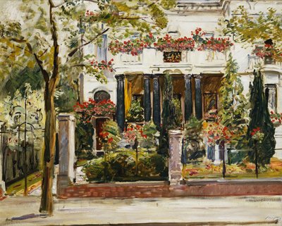 Forhagen til Steinbart-villaen i Berlin; Forhagen til Steinbarts villa i Berlin, 1911 av Max Slevogt