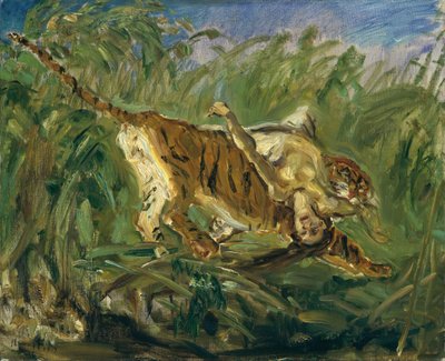 Tiger i jungelen av Max Slevogt