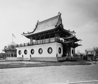 China Pavilion, All-Russia-utstillingen, Nizhny Novgorod, Russland, 1896. av Maxim Dmitriev