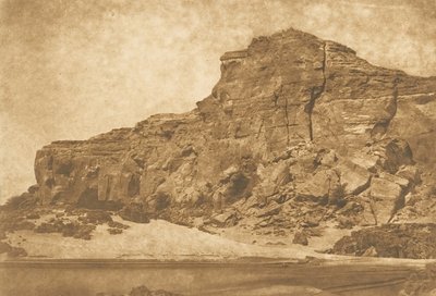 Djebel-Aboucir - venstre bredd av den andre katarakten, 25. mars 1850. av Maxime Du Camp