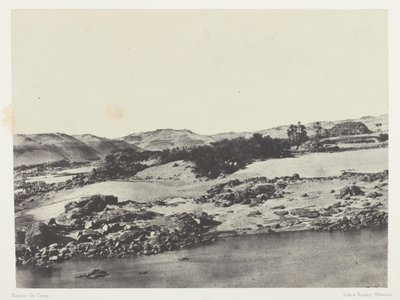 Inngang til den første katarakten, Øvre Egypt av Maxime Du Camp