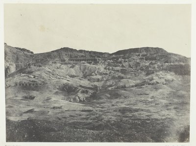 Gournah, Necropolis of Theben, Theben, 184951, trykt 1852. av Maxime Du Camp