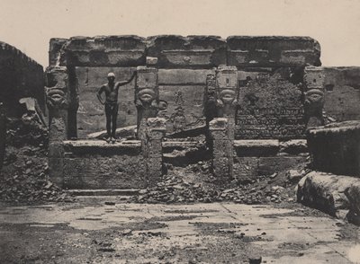 Great Temple of Dendera (Teutyres), Øvre Egypt av Maxime Du Camp