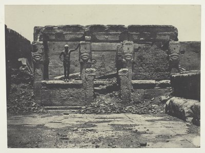 Great Temple of Dendera (Teutyres), Øvre Egypt av Maxime Du Camp