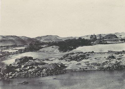 Øvre Egypt. Inngang til den første katarakten, 1850. av Maxime Du Camp