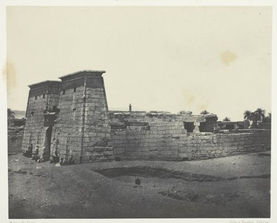 Karnak, Khons tempel; Theben av Maxime Du Camp