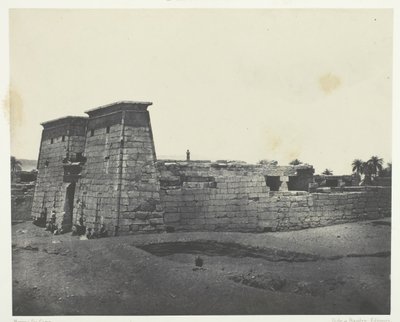 Karnak, Temple de Khons, Thèbes, 184951, trykt 1852. av Maxime Du Camp