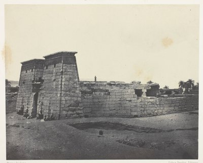Karnak, Khons tempel; Theben av Maxime Du Camp