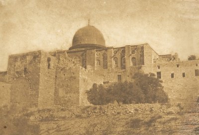 Koubbé-Nébi-Monça - Cupola av Moses i Jerusalem, august 1850. av Maxime Du Camp