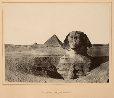 Sfinxen, Midt -Egypt av Maxime Du Camp