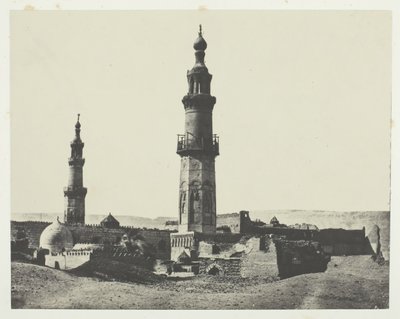 Moskeen i Aly-Bey, Girgeh, Øvre Egypt, 184951, trykt 1852. av Maxime Du Camp