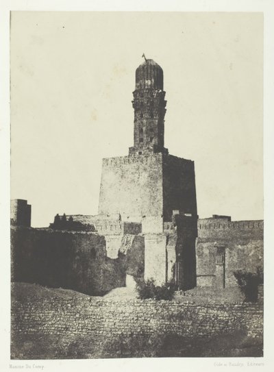 Moskeen til kalifen Haakem Biamrillah, Kairo, 184951, trykt 1852. av Maxime Du Camp