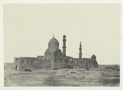 Ayoubitenes moske og grav, Le Kaire, 184951, trykt 1852. av Maxime Du Camp