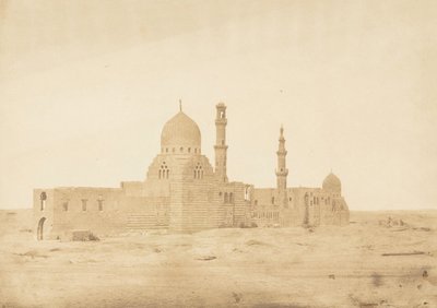 Ayoubittenes moske og grav, i Kairo, desember 1849-januar 1850. av Maxime Du Camp