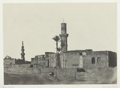 Moske nær Bab-el-Saïda, Kairo av Maxime Du Camp