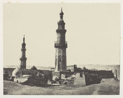 Aly-Bey-moskeen, Girgeh, Øvre Egypt, plate 15 fra albumet «Egypt, Nubia, Palestina og Syria» (1852) av Maxime Du Camp