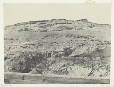 Necropolis of Ancient Lycopolis, Øvre Egypt, 184951, trykt 1852. av Maxime Du Camp