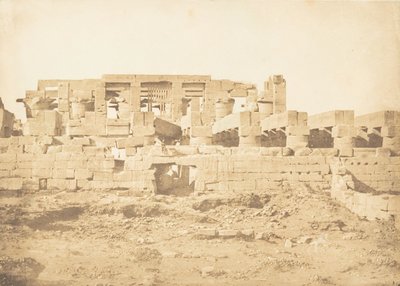 Den sørlige døren til Hypostyle Hall of Palace of Karnac Thebes, 1849-50. av Maxime Du Camp