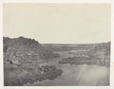 Avslutt fra den første katarakten, Øvre Egypt av Maxime Du Camp