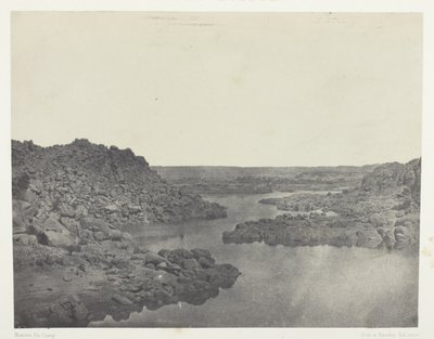 Avslutt fra den første katarakten, Øvre Egypt av Maxime Du Camp