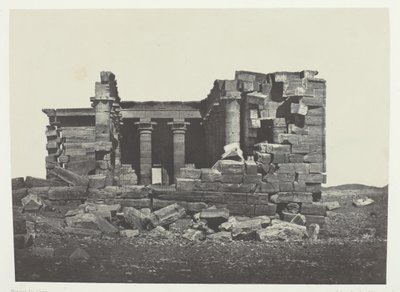 Temple De Maharakkah Hiera Sycaminos Des Grecs, Nubie, 184951, trykt 1852. av Maxime Du Camp