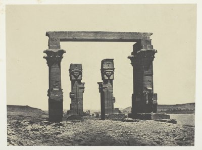 Kardassy-tempelet, Nubia av Maxime Du Camp