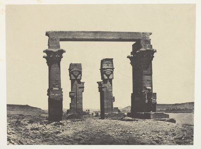 Kardassy-tempelet, Nubia av Maxime Du Camp