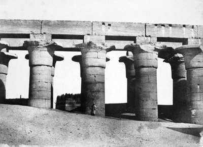 Tempelruiner, Egypt, 1852. av Maxime Du Camp