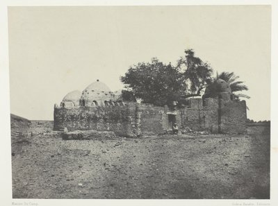 Graven til Cidi-Abdellah-el-Marabout, Øvre Egypt av Maxime Du Camp