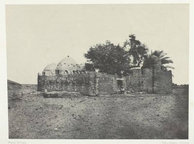Graven til Cidi-Abdellah-el-Marabout, Øvre Egypt, 184951, trykt 1852. av Maxime Du Camp