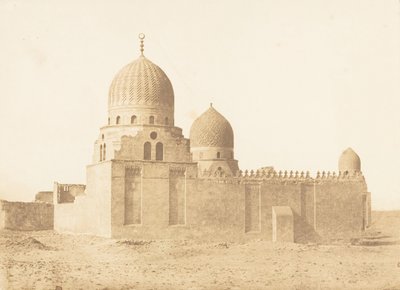 Tomb of the Mamluk Sultans, Kairo, desember 1849-januar 1850. av Maxime Du Camp