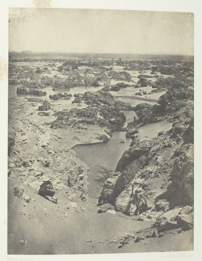 Cavalier View of the Second Cataract, Nubia, 184951, trykt 1852. av Maxime Du Camp