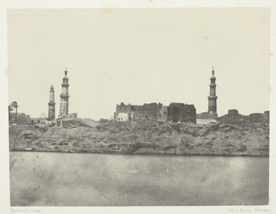 General View, Girgeh, Øvre Egypt, 184951, trykt 1852. av Maxime Du Camp