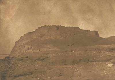 Utsikt over Ibrym festning, 31. mars 1850. av Maxime Du Camp