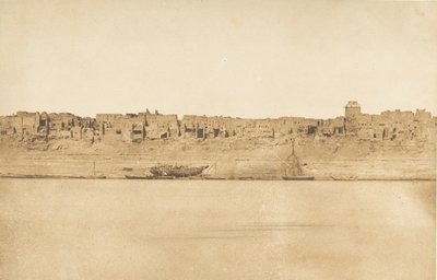 Oversikt over Esné nr. 1 sørende, 1849-50. av Maxime Du Camp