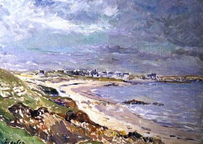 Kystscene av Maxime Emile Louis Maufra