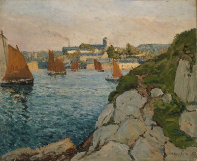 Douarnenez i Sunshine, 1897. av Maxime Emile Louis Maufra