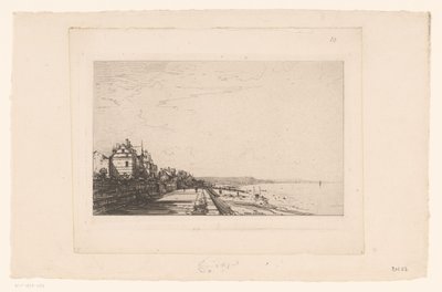 Utsikt over Villers Villers (Calvados) (tittel på objekt) av Maxime François Antoine Lalanne