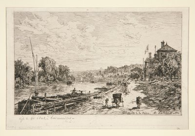 Bords de la Seine (Seinekysten) av Maxime Lalanne