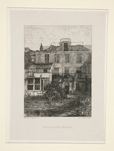 Hauteville-House, pl. 2 fra suiten At Victor Hugo (Victor Hugo). av Maxime Lalanne