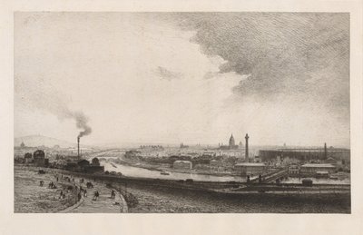 Paris i 1867, Utsikt fra Trocadero av Maxime Lalanne