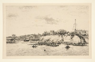 Havnen i La Plataine? Royan (La Plataine-broen ved Royan) av Maxime Lalanne