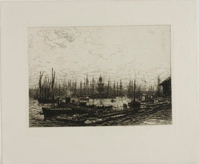 Bordeaux havn av Maxime Lalanne