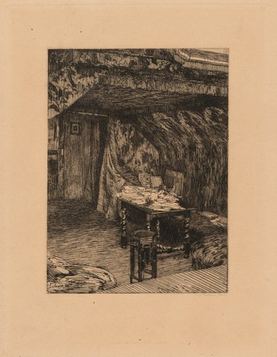 Der Ausguck (Das Büro von Victor Hugo) av Maxime Lalanne